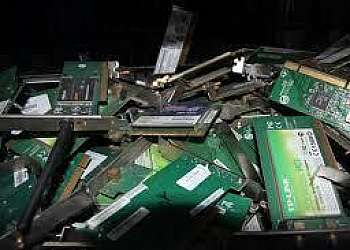 Coleta de resíduos eletrônicos em mg