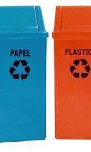 Coletor de lixo reciclavel