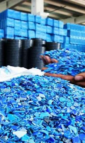 Reciclagem de plástico industrial